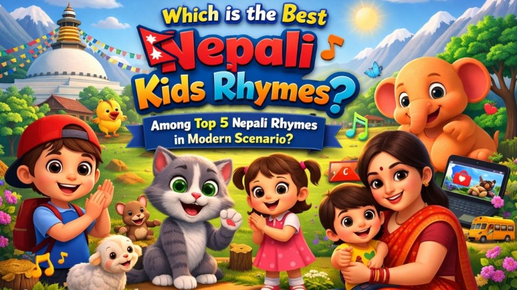 best nepali kids rhymes lyrics among 5 kids rhymes